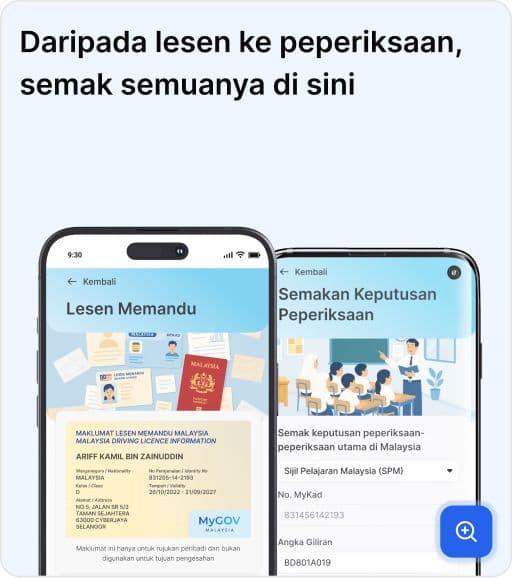 Daripada lesen ke peperiksaan, semak semuanya di sini